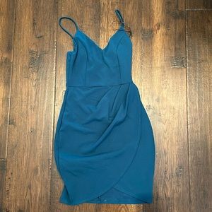 Lulu’s Teal Mini Dress NWT